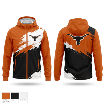 Lazbuddie longhorns Windbreaker - 1