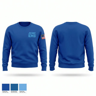 Crew Neck Sweatshirt, JCMC EMS, EMS/EMT, Teamtime, Team time, sublimation, custom sports apparel, team uniforms, spirit wear, spiritwear, sports uniforms, custom shirts, team store, custom team store, fundraiser sports, apparel fundraiser
