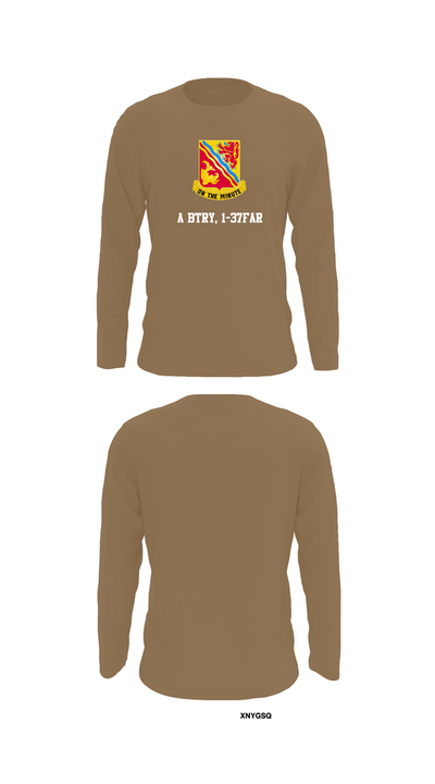 A BTRY, 1-37FAR 4037747 Long Sleeve Performance Shirt 12