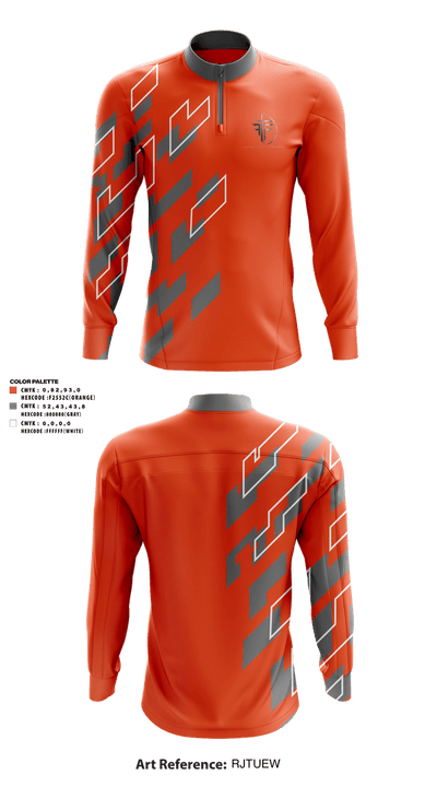 Faith family footbal 31880375 Quarter Zip Jacket - 23