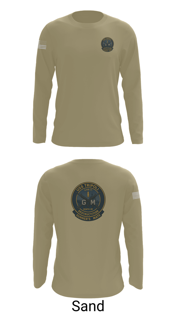Long Sleeve Performance Shirt, USS TRIPOLI, , Teamtime, Team time, sublimation, custom sports apparel, team uniforms, spirit wear, spiritwear, sports uniforms, custom shirts, team store, custom team store, fundraiser sports, apparel fundraiser