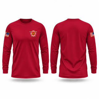 Long Sleeve Performance Shirt, Randolph Volunteer Fire Department, Fire Department, Teamtime, Team time, sublimation, custom sports apparel, team uniforms, spirit wear, spiritwear, sports uniforms, custom shirts, team store, custom team store, fundraiser sports, apparel fundraiser