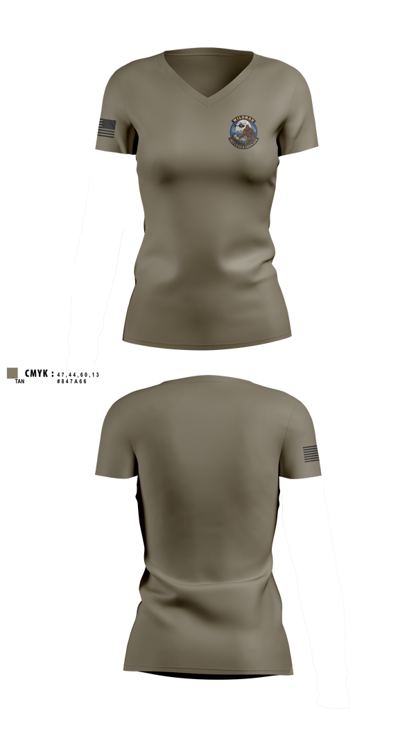 Womens Short Sleeve Vneck Shirt, 3-140th, National Guard, Teamtime, Team time, sublimation, custom sports apparel, team uniforms, spirit wear, spiritwear, sports uniforms, custom shirts, team store, custom team store, fundraiser sports, apparel fundraiser