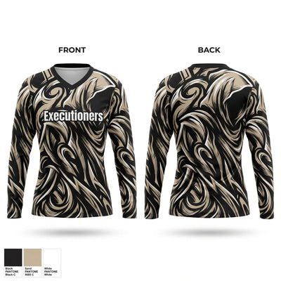 Executioners 29334429 Women's Long Sleeve V-neck Shirt - 1