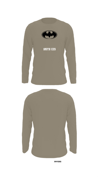 Long Sleeve Performance Shirt, 185th CES, Navy, Teamtime, Team time, sublimation, custom sports apparel, team uniforms, spirit wear, spiritwear, sports uniforms, custom shirts, team store, custom team store, fundraiser sports, apparel fundraiser