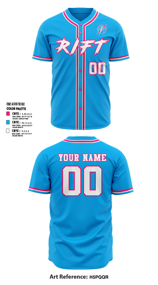 Full Button Baseball Jersey, Rift Baseball, Baseball, Teamtime, Team time, sublimation, custom sports apparel, team uniforms, spirit wear, spiritwear, sports uniforms, custom shirts, team store, custom team store, fundraiser sports, apparel fundraiser