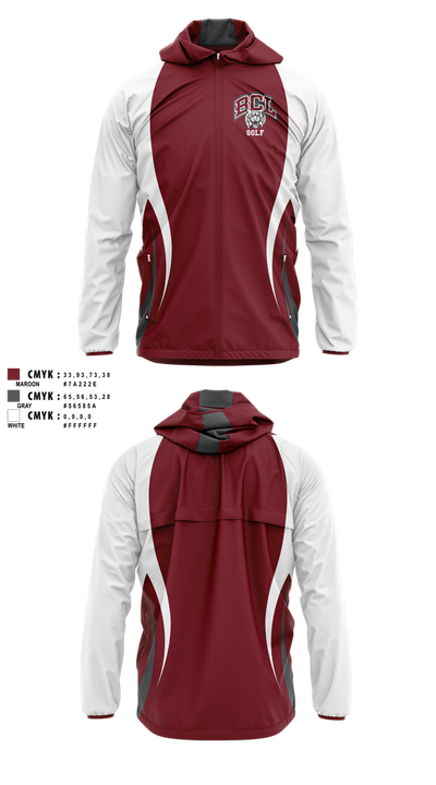 Bishop Conaty - Our Lady of Loretto Golf 57504663 Windbreaker - 1