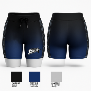 Womens Compression Shorts, Elite Stars, Cheer, Teamtime, Team time, sublimation, custom sports apparel, team uniforms, spirit wear, spiritwear, sports uniforms, custom shirts, team store, custom team store, fundraiser sports, apparel fundraiser