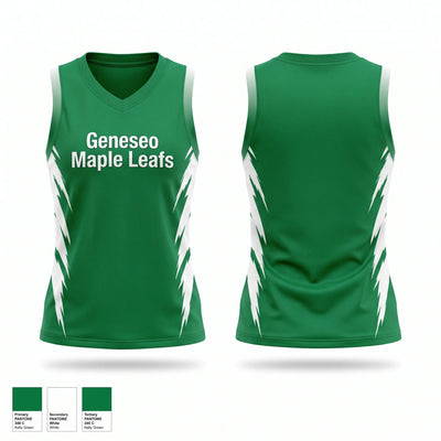 Geneseo Maple Leafs Mens Basketball Jersey - 1