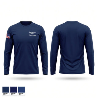 Long Sleeve Performance Shirt, Perryville Police Department, Police, Teamtime, Team time, sublimation, custom sports apparel, team uniforms, spirit wear, spiritwear, sports uniforms, custom shirts, team store, custom team store, fundraiser sports, apparel fundraiser