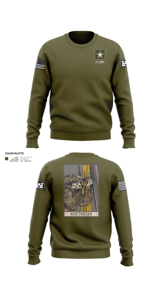 Crew Neck Sweatshirt, 378th ECC, , Teamtime, Team time, sublimation, custom sports apparel, team uniforms, spirit wear, spiritwear, sports uniforms, custom shirts, team store, custom team store, fundraiser sports, apparel fundraiser