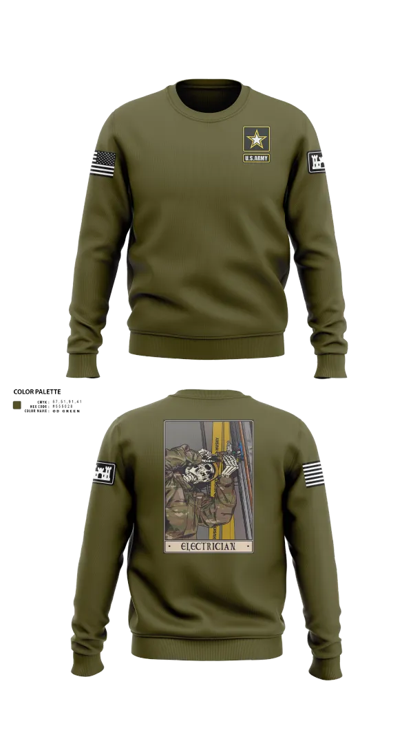 Crew Neck Sweatshirt, 378th ECC, , Teamtime, Team time, sublimation, custom sports apparel, team uniforms, spirit wear, spiritwear, sports uniforms, custom shirts, team store, custom team store, fundraiser sports, apparel fundraiser