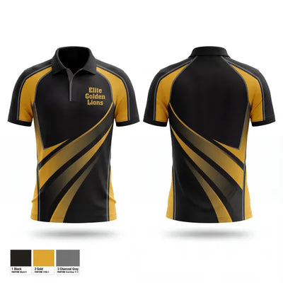 Elite Golden Lions 24741993 Short Sleeve Performance Polo - 1