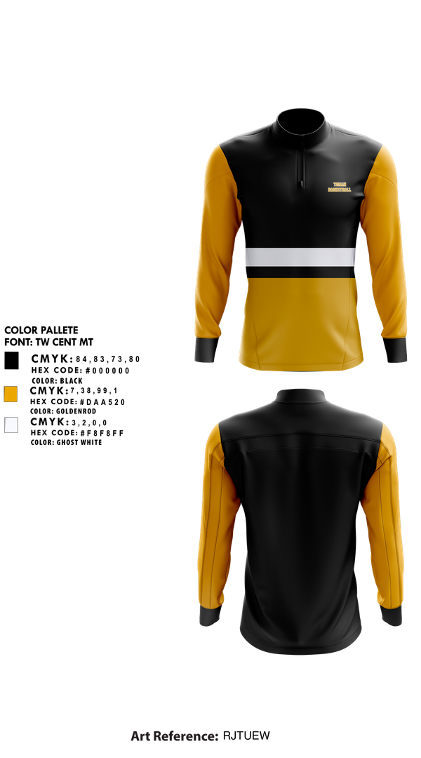 Quarter Zip Jacket, Tomah, Women's Basketball, Teamtime, Team time, sublimation, custom sports apparel, team uniforms, spirit wear, spiritwear, sports uniforms, custom shirts, team store, custom team store, fundraiser sports, apparel fundraiser