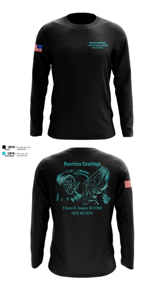 Long Sleeve Performance Shirt, Peerless Coatings, Police, Teamtime, Team time, sublimation, custom sports apparel, team uniforms, spirit wear, spiritwear, sports uniforms, custom shirts, team store, custom team store, fundraiser sports, apparel fundraiser