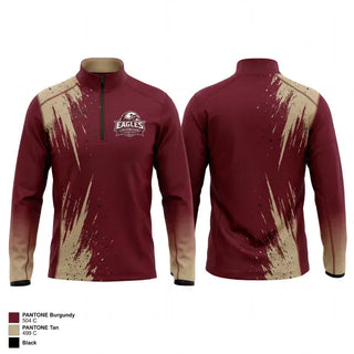 Quarter Zip Jacket, Marín Eagles, Women's Basketball, Teamtime, Team time, sublimation, custom sports apparel, team uniforms, spirit wear, spiritwear, sports uniforms, custom shirts, team store, custom team store, fundraiser sports, apparel fundraiser