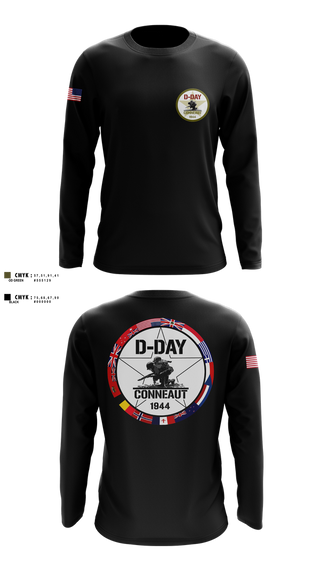 Long Sleeve Performance Shirt, D-Day Ohio, Inc, , Teamtime, Team time, sublimation, custom sports apparel, team uniforms, spirit wear, spiritwear, sports uniforms, custom shirts, team store, custom team store, fundraiser sports, apparel fundraiser