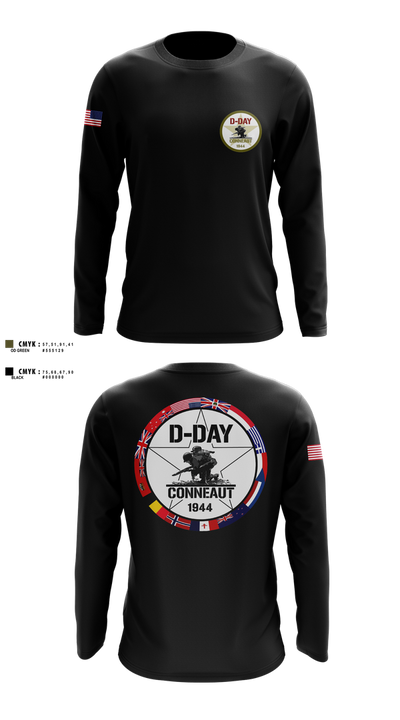 D-Day Ohio, Inc Long Sleeve Performance Shirt 3