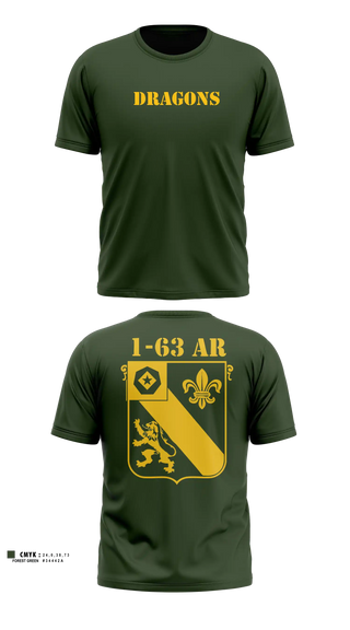 Old School Cotton Shirt, 1-63 AR, 2 ABCT, 1 ID, Army, Teamtime, Team time, sublimation, custom sports apparel, team uniforms, spirit wear, spiritwear, sports uniforms, custom shirts, team store, custom team store, fundraiser sports, apparel fundraiser
