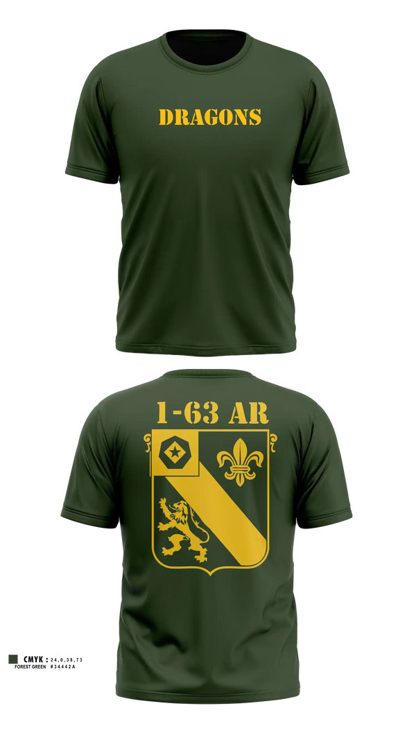 Old School Cotton Shirt, 1-63 AR, 2 ABCT, 1 ID, Army, Teamtime, Team time, sublimation, custom sports apparel, team uniforms, spirit wear, spiritwear, sports uniforms, custom shirts, team store, custom team store, fundraiser sports, apparel fundraiser