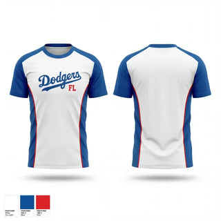 Short Sleeve Performance Shirt, FL Dodgers 13U, Baseball, Teamtime, Team time, sublimation, custom sports apparel, team uniforms, spirit wear, spiritwear, sports uniforms, custom shirts, team store, custom team store, fundraiser sports, apparel fundraiser