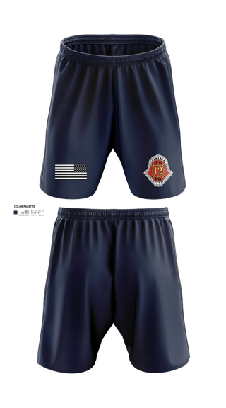Athletic Shorts With Pockets, Company 12, Fire Department, Teamtime, Team time, sublimation, custom sports apparel, team uniforms, spirit wear, spiritwear, sports uniforms, custom shirts, team store, custom team store, fundraiser sports, apparel fundraiser