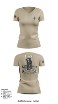 NMCB-25 17597723 Women's Short Sleeve V-neck Shirt - 1