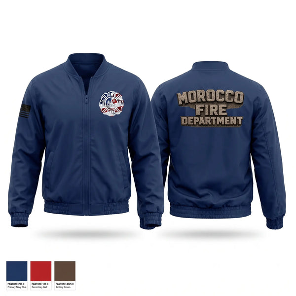Windbreaker, Morocco Fire Department, Fire Department, Teamtime, Team time, sublimation, custom sports apparel, team uniforms, spirit wear, spiritwear, sports uniforms, custom shirts, team store, custom team store, fundraiser sports, apparel fundraiser