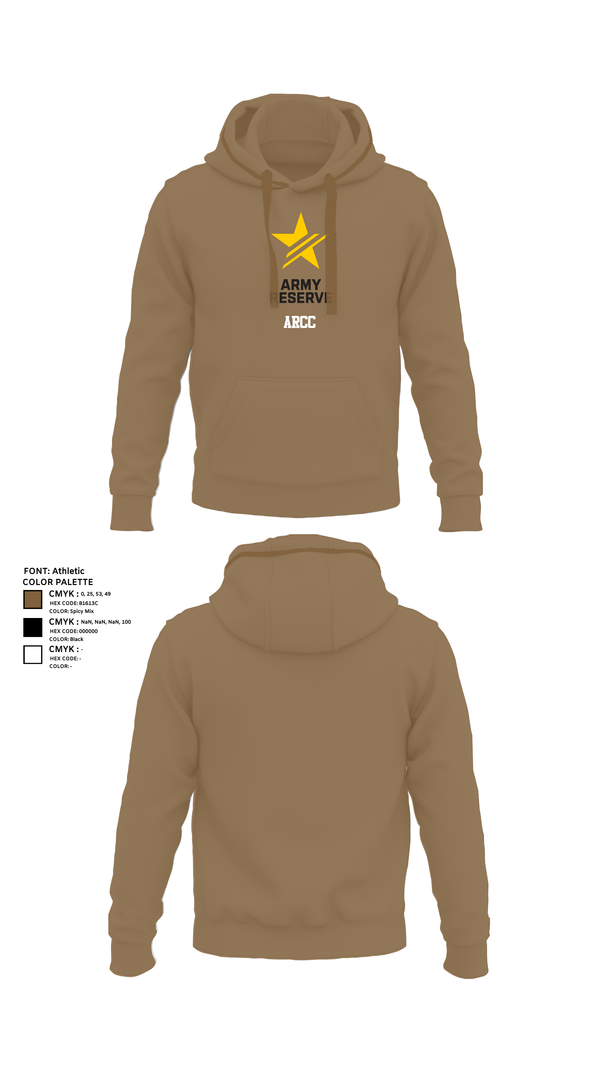 Hoodie, ARCC, Army, Teamtime, Team time, sublimation, custom sports apparel, team uniforms, spirit wear, spiritwear, sports uniforms, custom shirts, team store, custom team store, fundraiser sports, apparel fundraiser