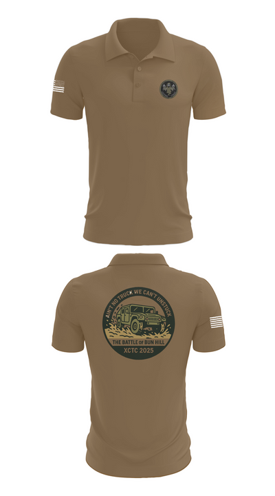 A 1/111 Field Artillery 90044147 Short Sleeve Performance Polo - 7