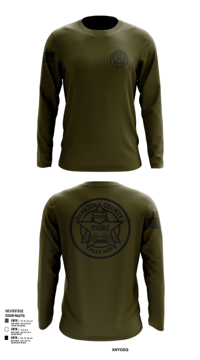 HCPA Swat 1437477 Long Sleeve Performance Shirt 104