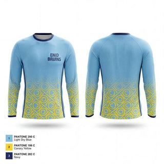 Long Sleeve Performance Shirt, Enid Bruins, Softball, Teamtime, Team time, sublimation, custom sports apparel, team uniforms, spirit wear, spiritwear, sports uniforms, custom shirts, team store, custom team store, fundraiser sports, apparel fundraiser