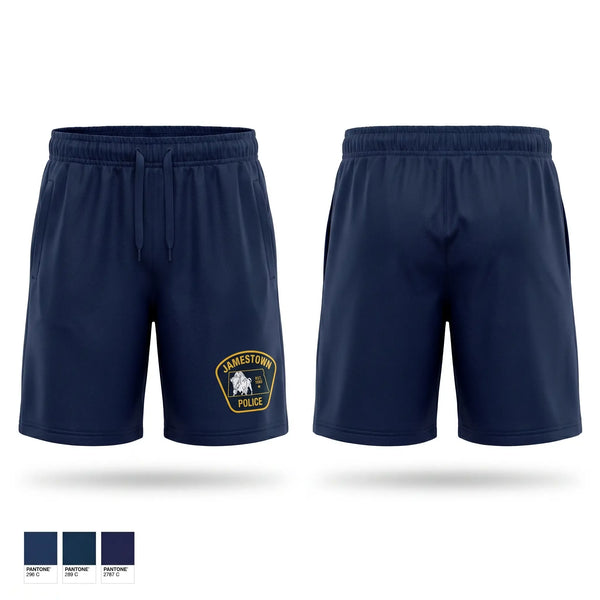 Athletic Shorts With Pockets, Jamestown Police Department, Police, Teamtime, Team time, sublimation, custom sports apparel, team uniforms, spirit wear, spiritwear, sports uniforms, custom shirts, team store, custom team store, fundraiser sports, apparel fundraiser