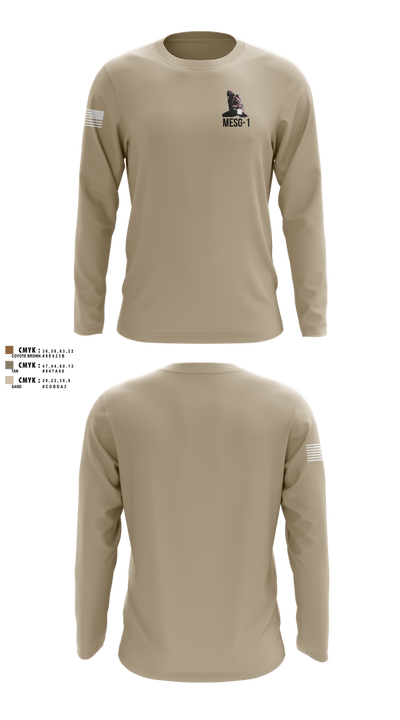 MESG-1 71337313 Long Sleeve Performance Shirt 102