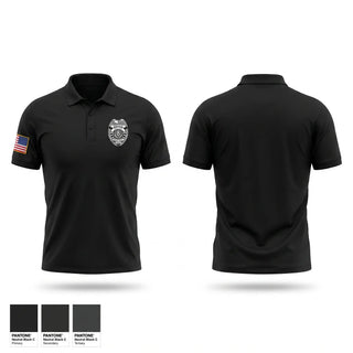 Short Sleeve Performance Polo, Presidio Police Department, Police, Teamtime, Team time, sublimation, custom sports apparel, team uniforms, spirit wear, spiritwear, sports uniforms, custom shirts, team store, custom team store, fundraiser sports, apparel fundraiser