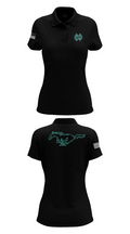 North Oldham Mustangs 77604898 Women's Short Sleeve Performance Polo  - 36