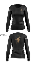 FF Women's Long Sleeve V-neck Shirt - 21