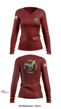 B-Shift 61265399 Women's Long Sleeve V-neck Shirt - 103