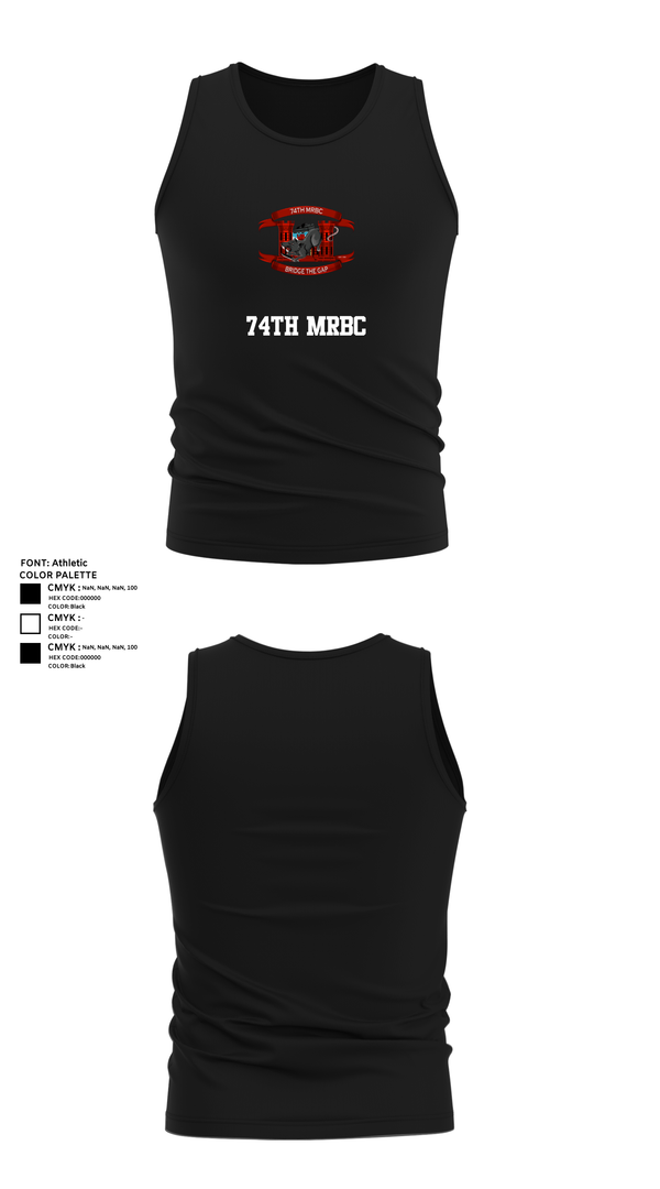 Tank Top, 74th MRBC, , Teamtime, Team time, sublimation, custom sports apparel, team uniforms, spirit wear, spiritwear, sports uniforms, custom shirts, team store, custom team store, fundraiser sports, apparel fundraiser