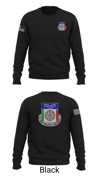 Crew Neck Sweatshirt, 244th QUARTERMASTER BATTALION, Army, Teamtime, Team time, sublimation, custom sports apparel, team uniforms, spirit wear, spiritwear, sports uniforms, custom shirts, team store, custom team store, fundraiser sports, apparel fundraiser