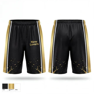 Athletic Shorts With Pockets, New Levels, Men's Basketball, Teamtime, Team time, sublimation, custom sports apparel, team uniforms, spirit wear, spiritwear, sports uniforms, custom shirts, team store, custom team store, fundraiser sports, apparel fundraiser