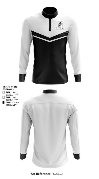 Deborah's School of Dance 51031298 Quarter Zip Jacket - 1