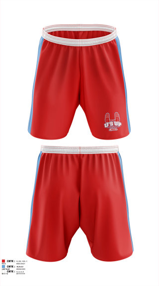 Athletic Shorts With Pockets, USJ Bruins, Spirit Store, Teamtime, Team time, sublimation, custom sports apparel, team uniforms, spirit wear, spiritwear, sports uniforms, custom shirts, team store, custom team store, fundraiser sports, apparel fundraiser