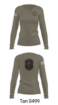 TCC-1 experimentation 62781886 Women's Long Sleeve V-neck Shirt - 73
