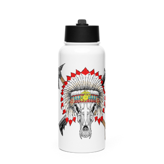 Blackfoot 25771911 Stainless Steel Water Bottle with a Straw Lid