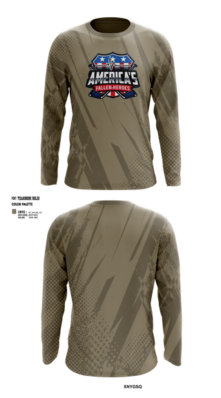 Long Sleeve Performance Shirt, Fallen Heroes, Ice Hockey, Teamtime, Team time, sublimation, custom sports apparel, team uniforms, spirit wear, spiritwear, sports uniforms, custom shirts, team store, custom team store, fundraiser sports, apparel fundraiser