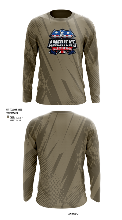Fallen Heroes 43632979 Long Sleeve Performance Shirt 1