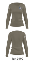 First Judicial Major Crimes Task Force - AL 95998788 Women's Long Sleeve V-neck Shirt - 11