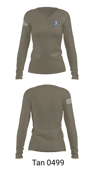 Womens Long Sleeve Vneck Shirt, First Judicial Major Crimes Task Force - AL, Police, Teamtime, Team time, sublimation, custom sports apparel, team uniforms, spirit wear, spiritwear, sports uniforms, custom shirts, team store, custom team store, fundraiser sports, apparel fundraiser