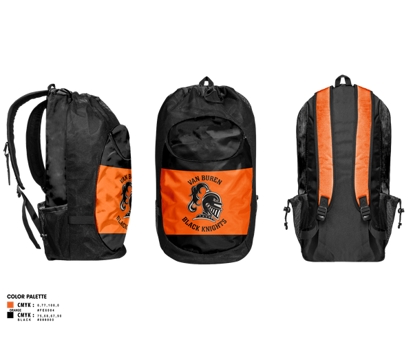 Gear Bag, Van Buren Youth Soccer Association, Spirit Store, Teamtime, Team time, sublimation, custom sports apparel, team uniforms, spirit wear, spiritwear, sports uniforms, custom shirts, team store, custom team store, fundraiser sports, apparel fundraiser